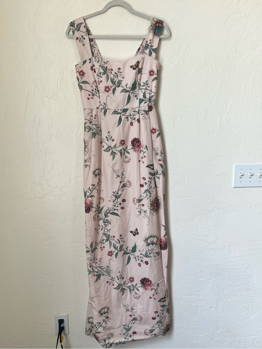 Lula KateFloral Pink Maxi Dress size 0